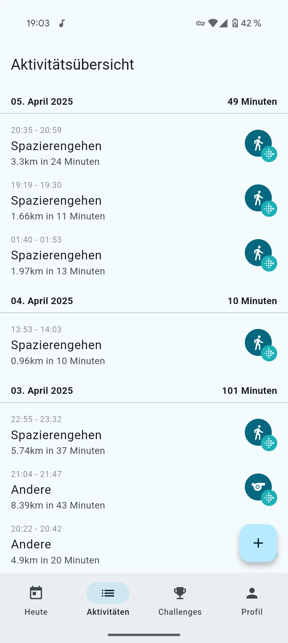 MoveTopia - Fitness-Tracking App Bild 3