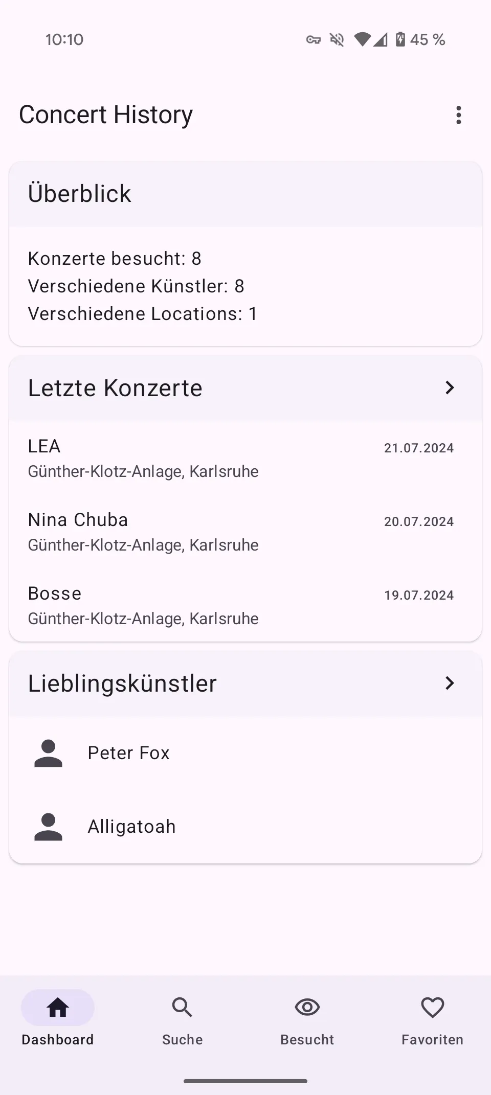 ConcertHistory Bild 1