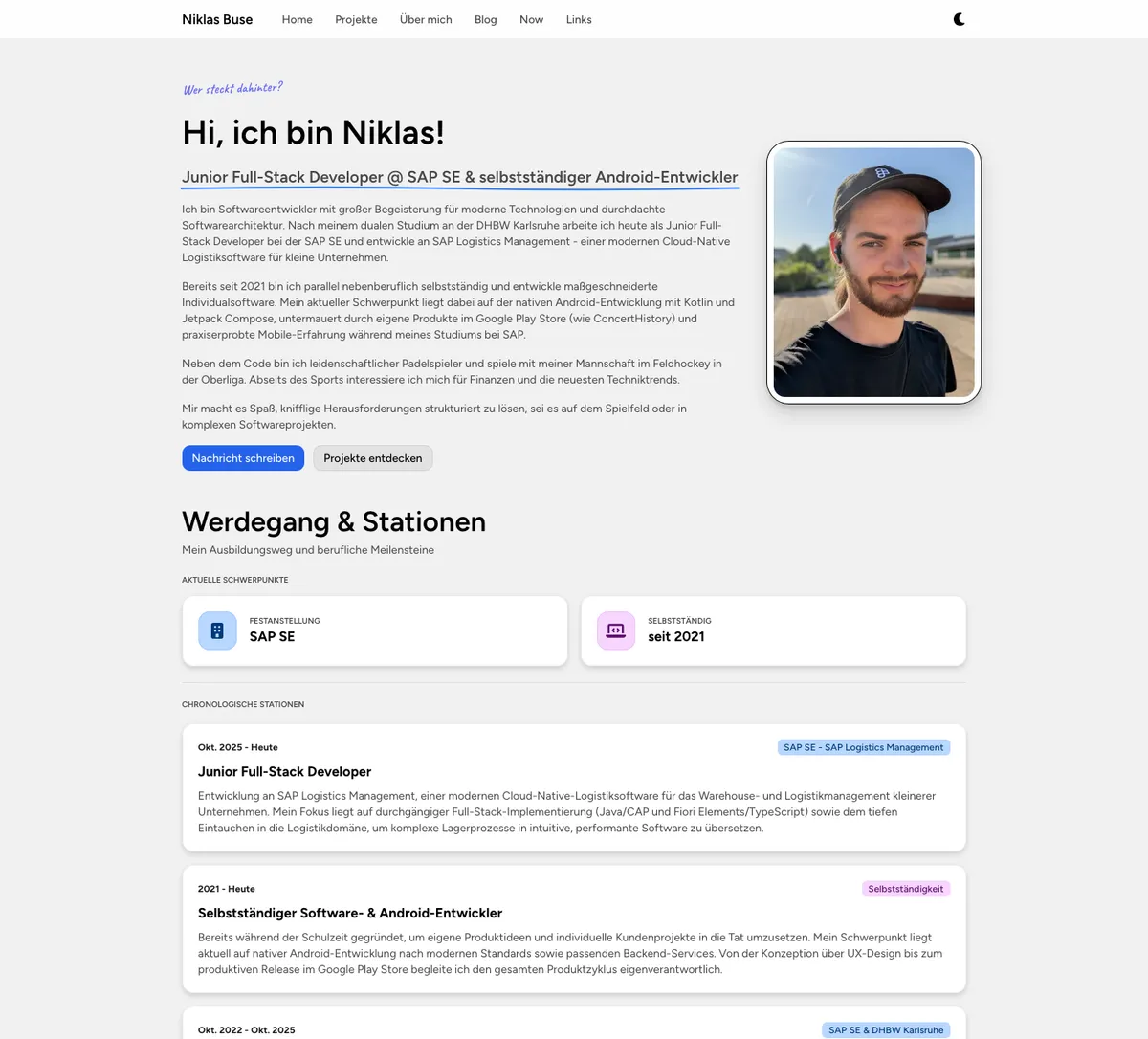 Portfolio Website Bild 4