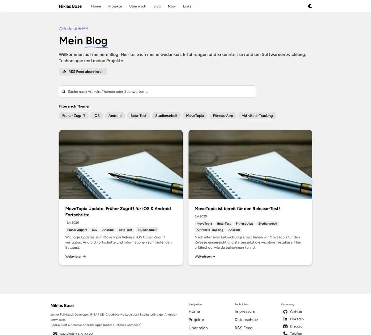 Portfolio Website Bild 5