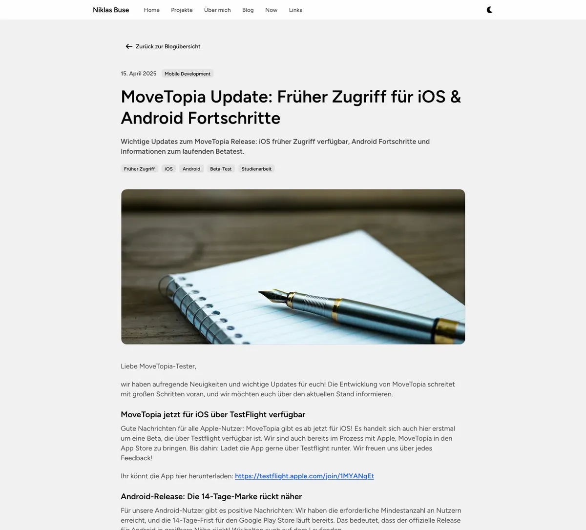 Portfolio Website Bild 6